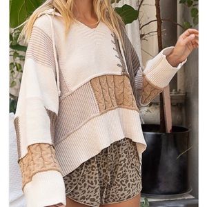 Neutral Patch Sweater